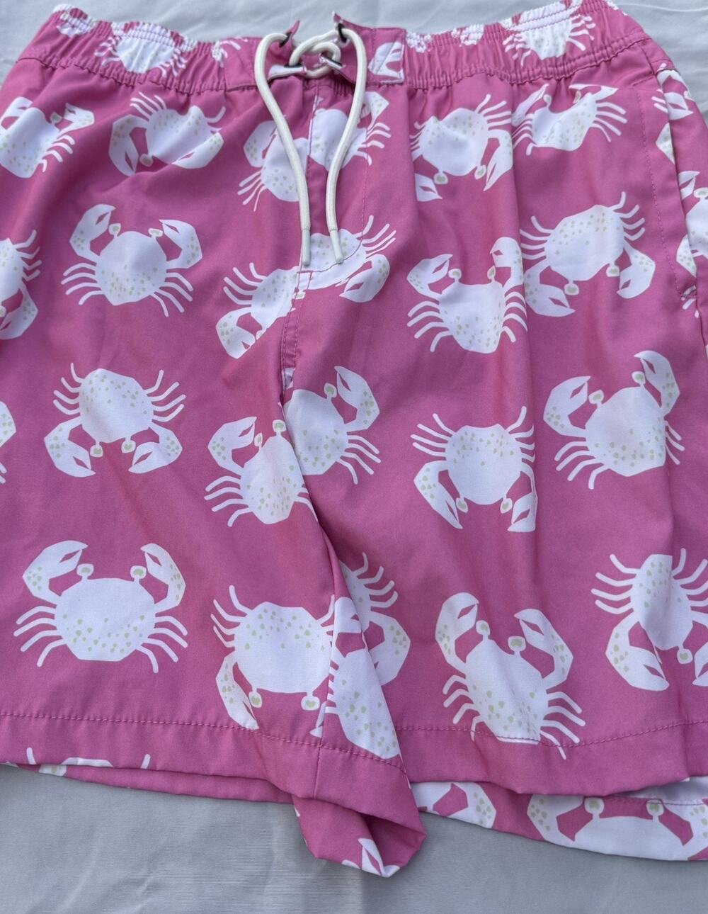 SOVEREIGN CODE Disruptor Crabs Swim Trunks Large Pink Water Resistant